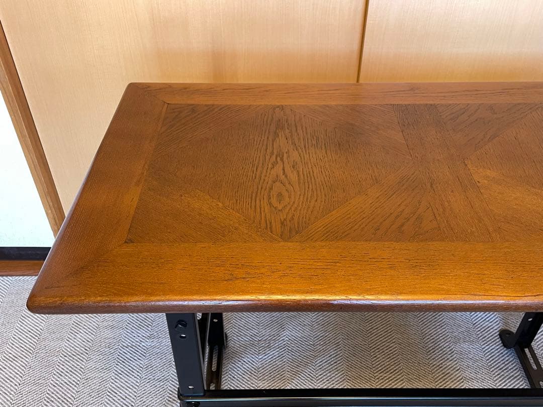 【メンテナンス済み】希少 アメリカ製 SINGER社製 ミシンテーブル デスク