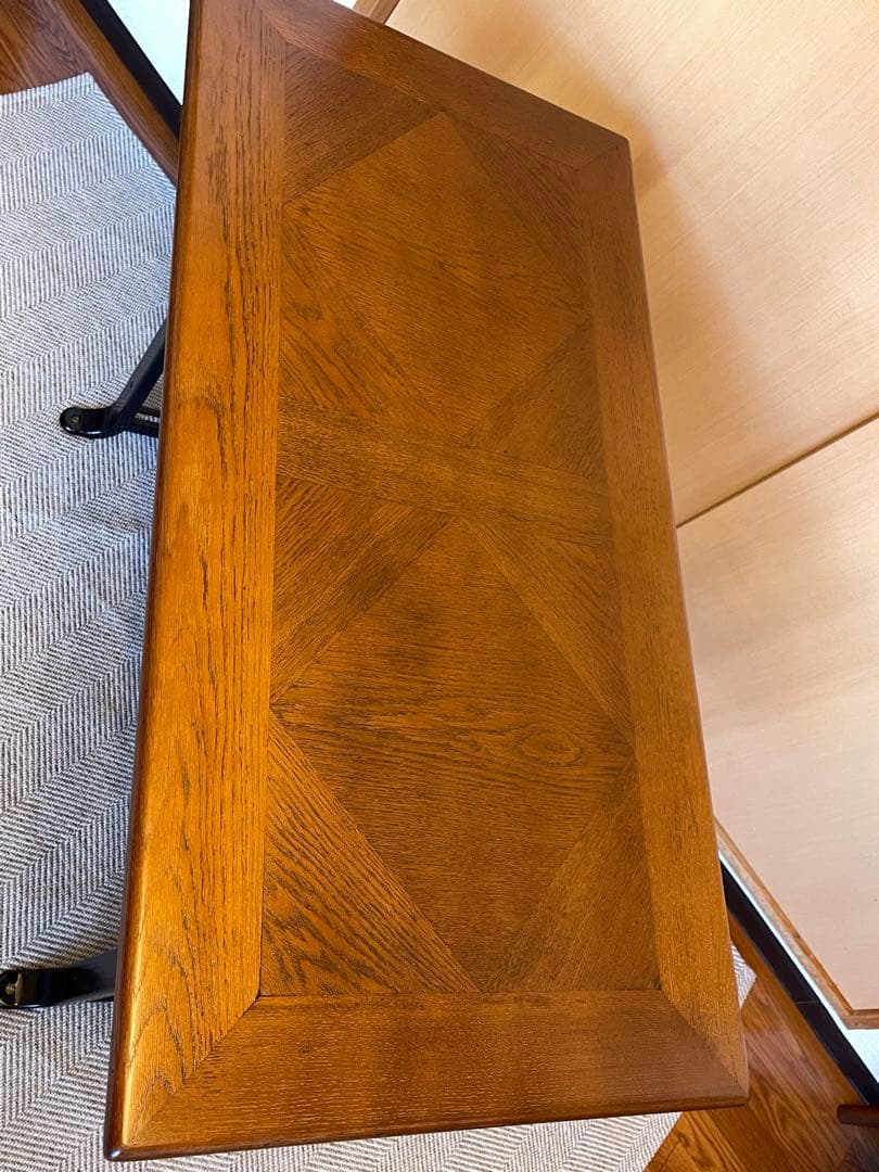 【メンテナンス済み】希少 アメリカ製 SINGER社製 ミシンテーブル デスク