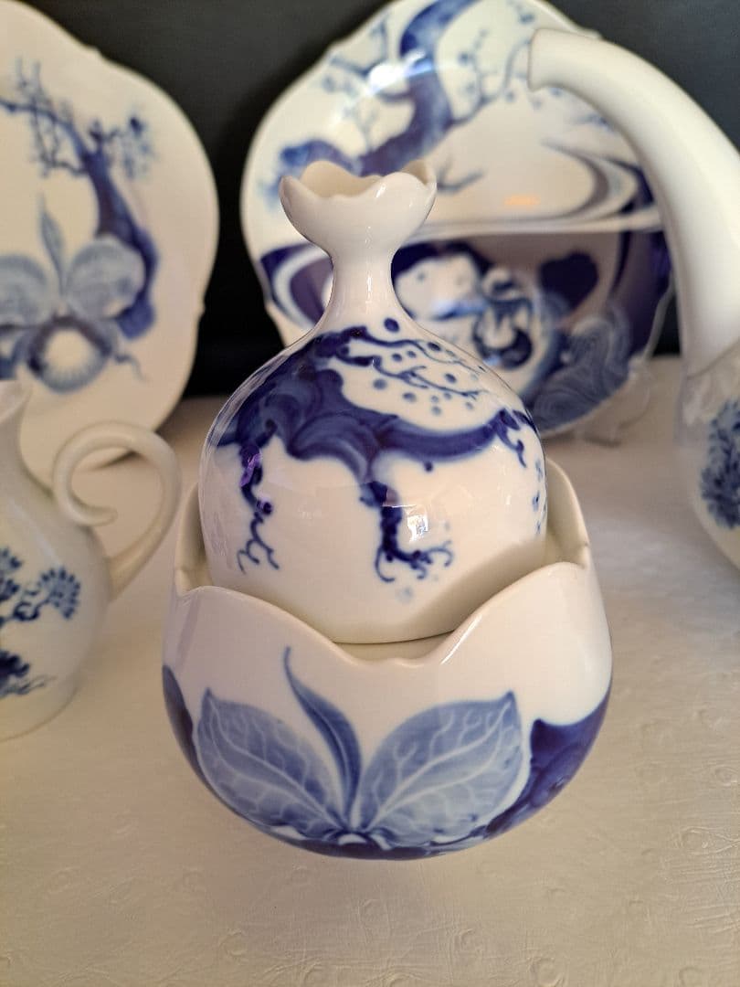 マイセン ブルーオーキッド ティーセット