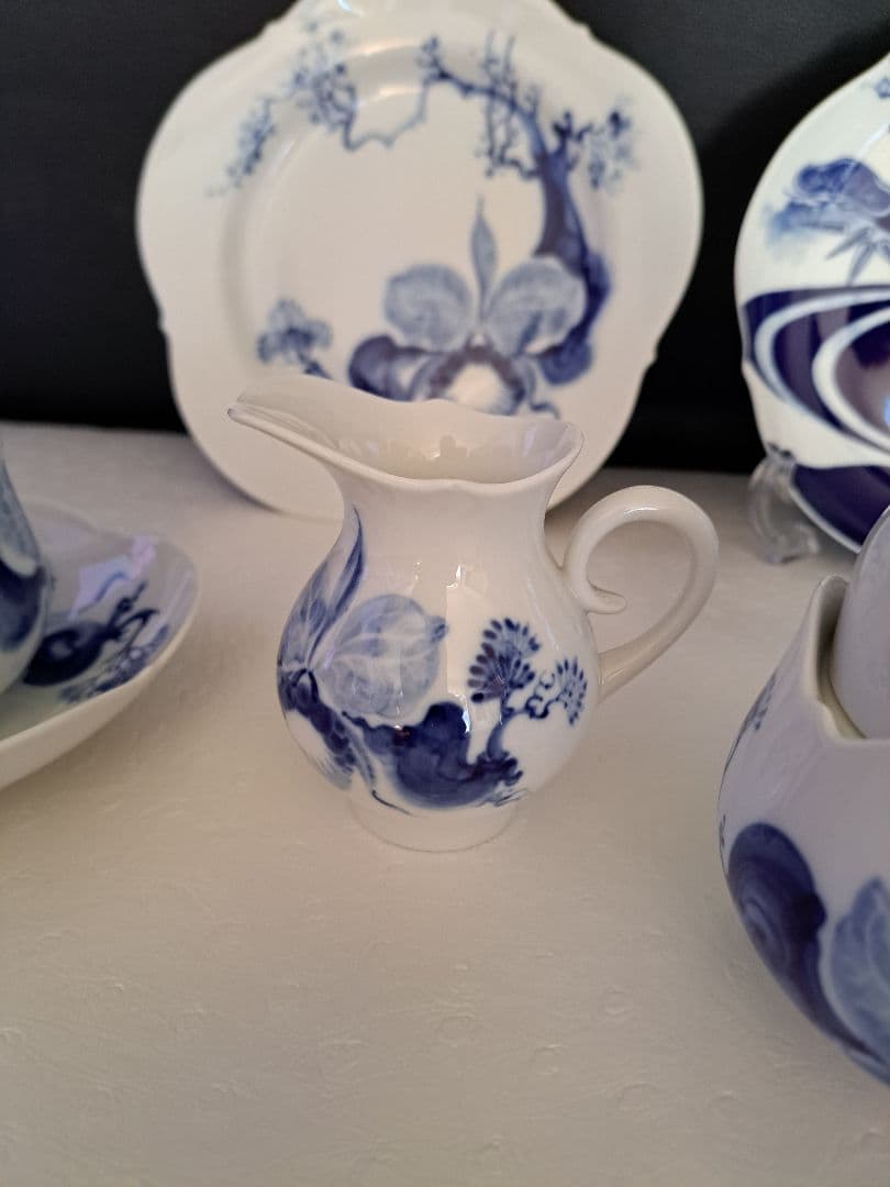 マイセン ブルーオーキッド ティーセット