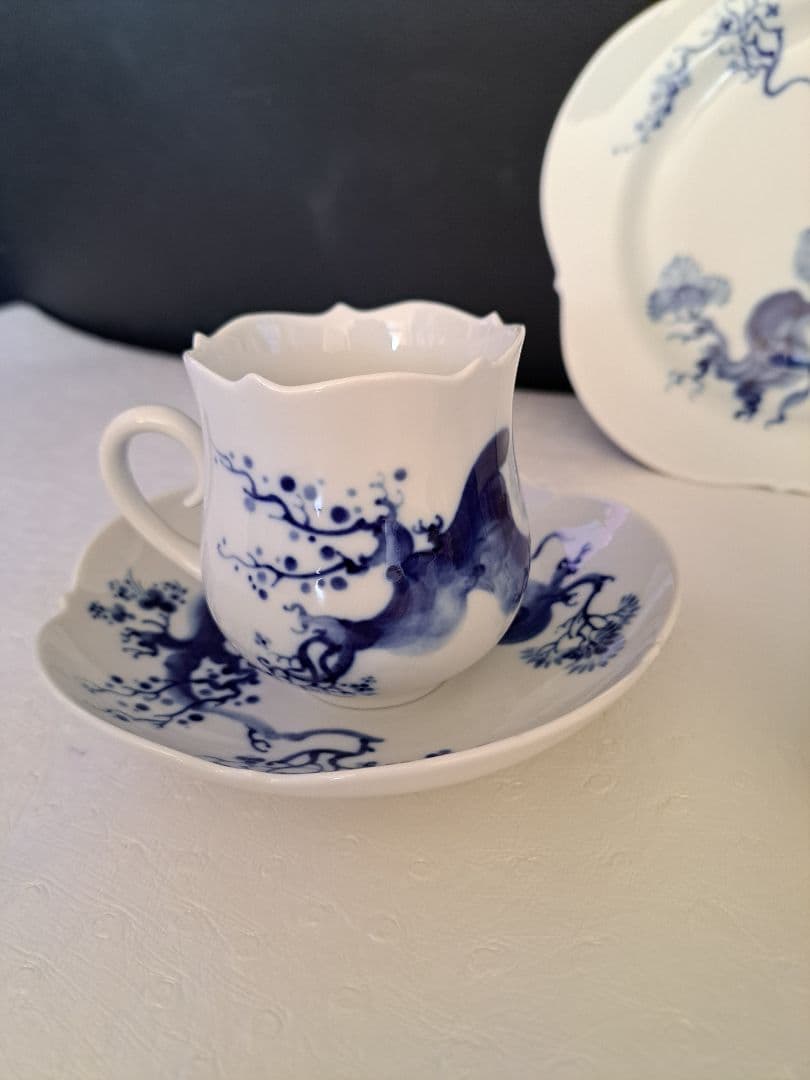 マイセン ブルーオーキッド ティーセット