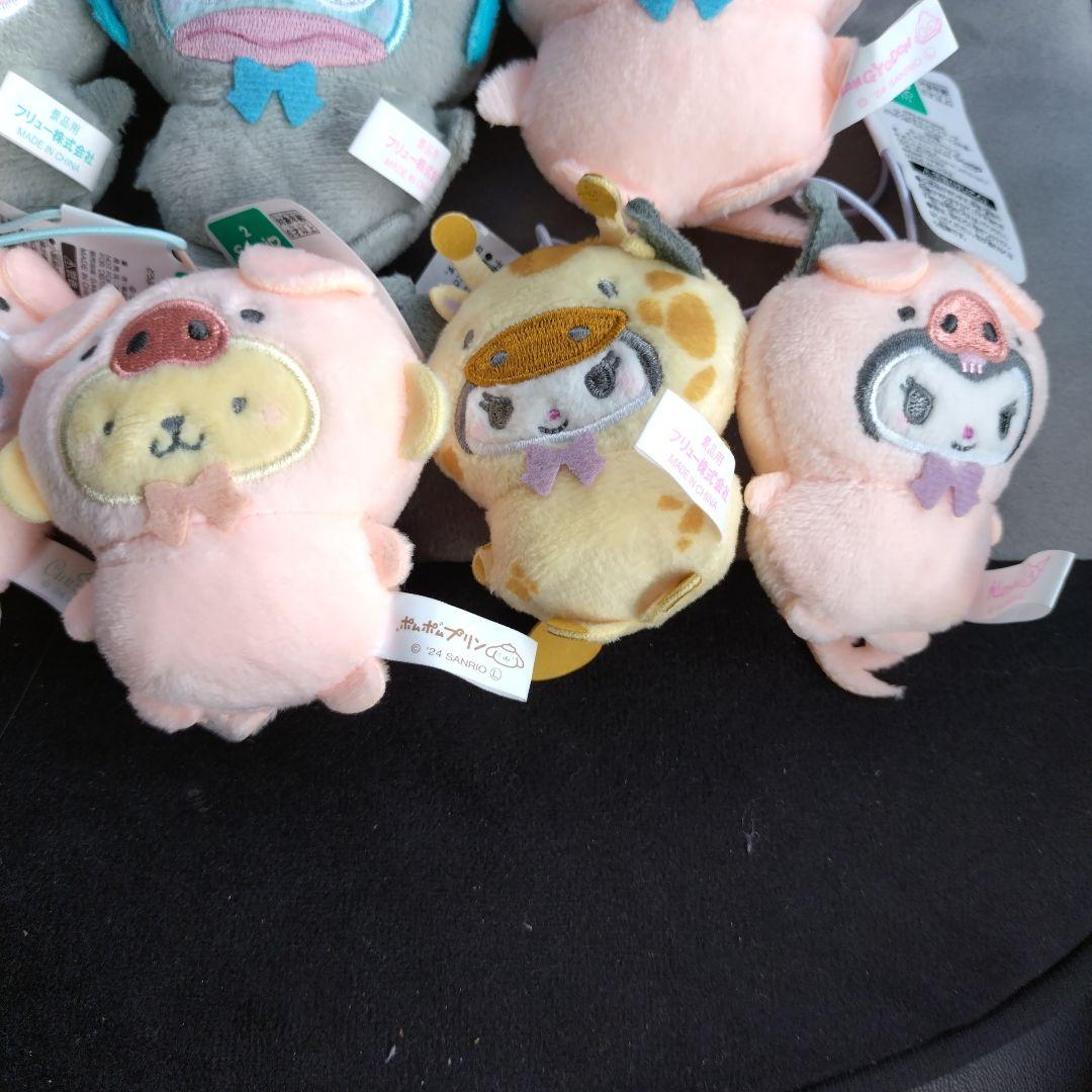 ナムコ限定 サンリオ どうぶつ着ぐるみマスコット １６個まとめ売り