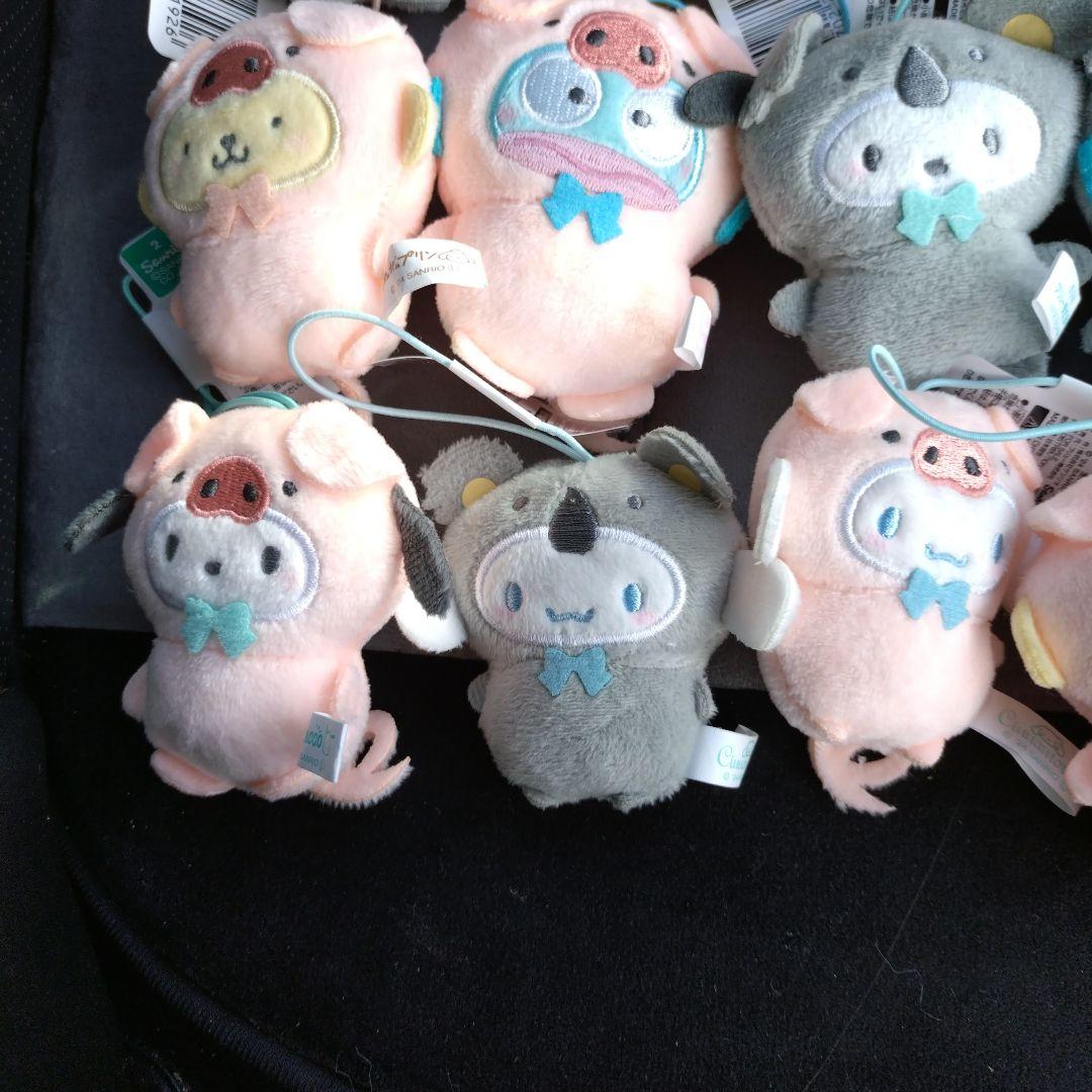 ナムコ限定 サンリオ どうぶつ着ぐるみマスコット １６個まとめ売り