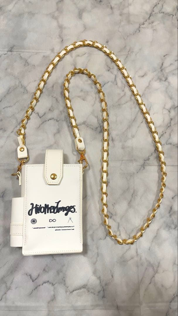 【未使用品・美品】UVERworld TAKUYA∞ HOI チェーンポーチ白