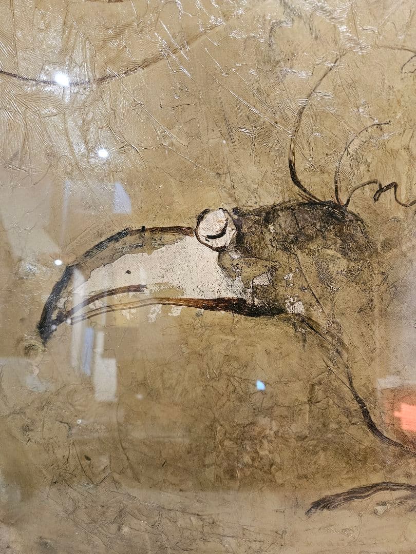 北斎道子 『日も暮れて』 パサディナ美術館出展作 親子作 二科展作家 油彩20号