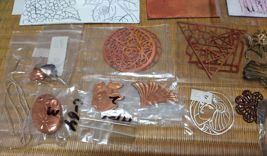 うづき様　おまとめ☆Uセット+銅 銀 七宝焼 アクセサリー素材 おまとめセット