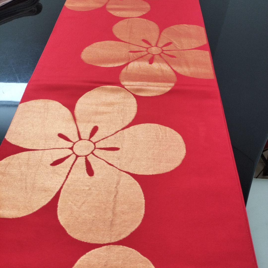 A393★高級‼️全通帯‼️ひな祭り‼️袋帯テーブルランナー2ｍ11cm
