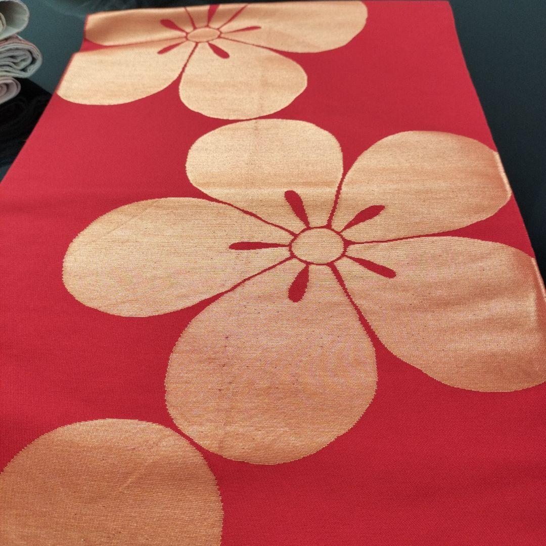 A393★高級‼️全通帯‼️ひな祭り‼️袋帯テーブルランナー2ｍ11cm