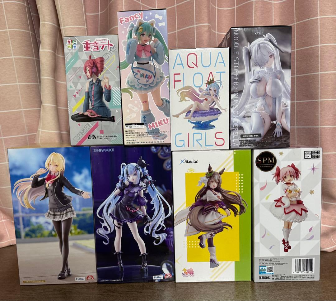 フィギュア8点 まとめ売り わたなれ ミク NIKKEまどマギ等