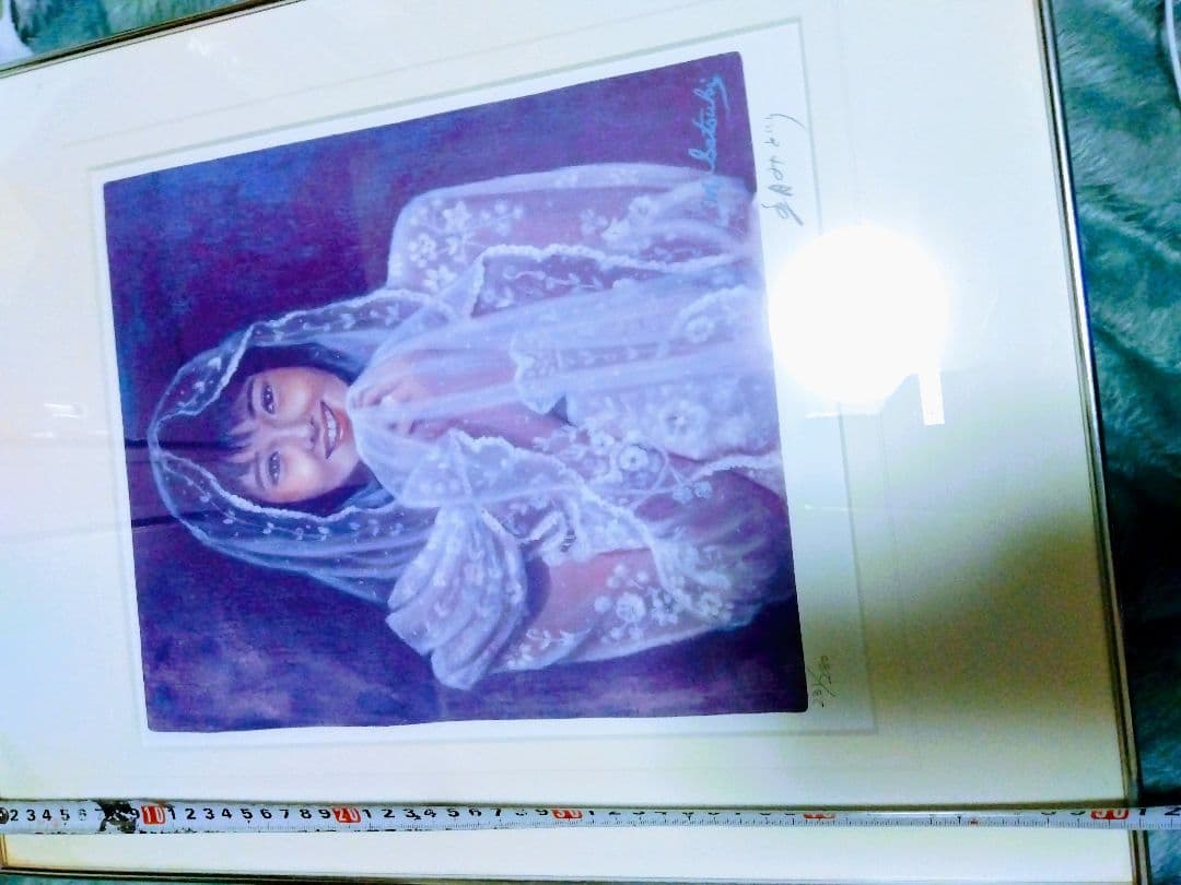 希少.五月みどり.リトグラフ.直筆サイン有ります