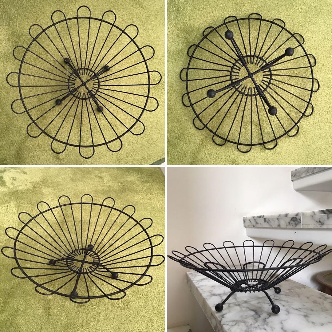 ミッドセンチュリー アイアン フルーツバスケット