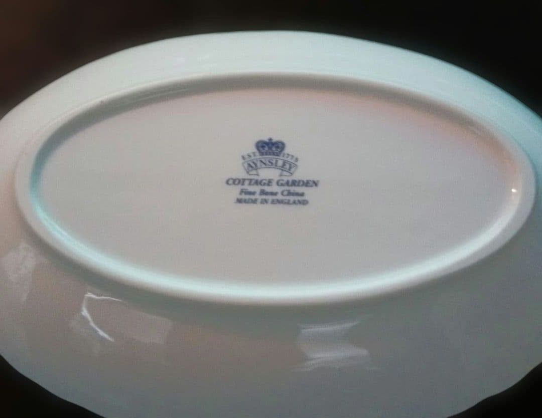 【エンズレイ】EYNSLEY　コテージガーデン　プレート　2枚　セット　英国製