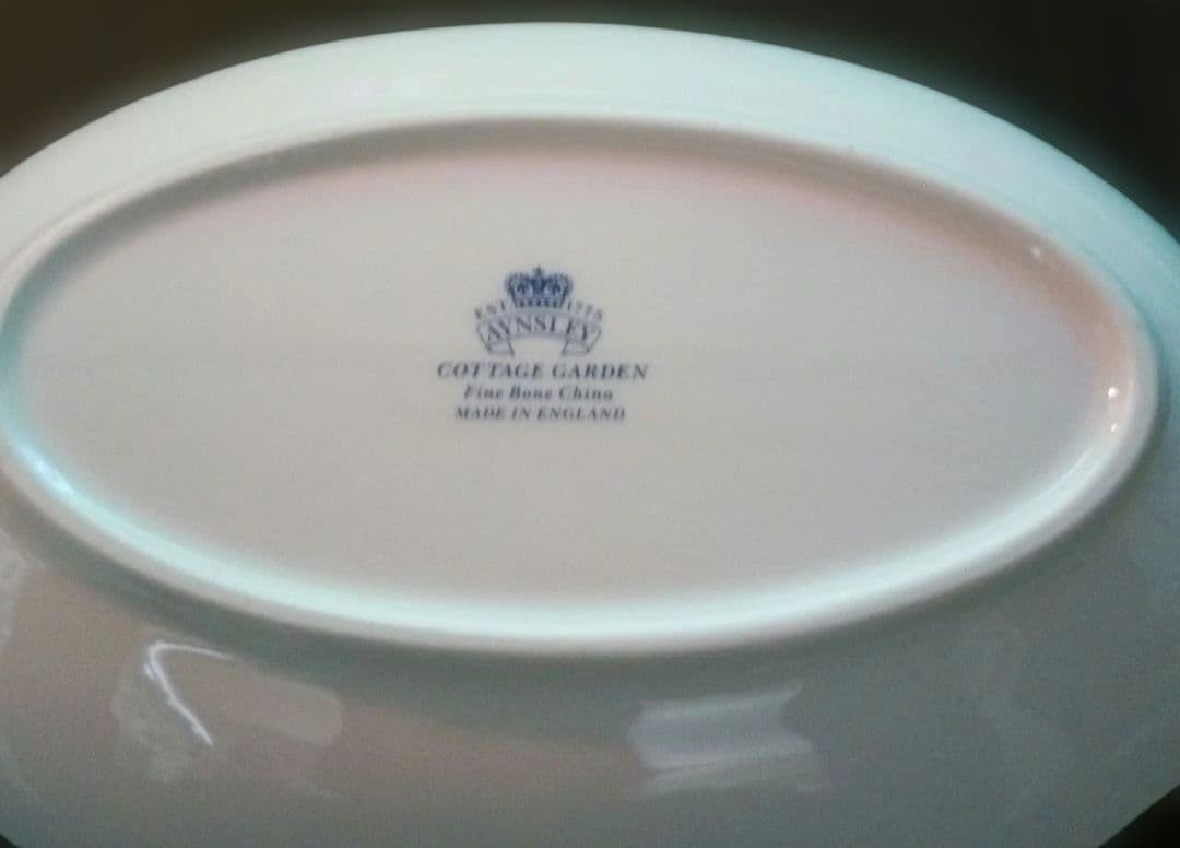 【エンズレイ】EYNSLEY　コテージガーデン　プレート　2枚　セット　英国製