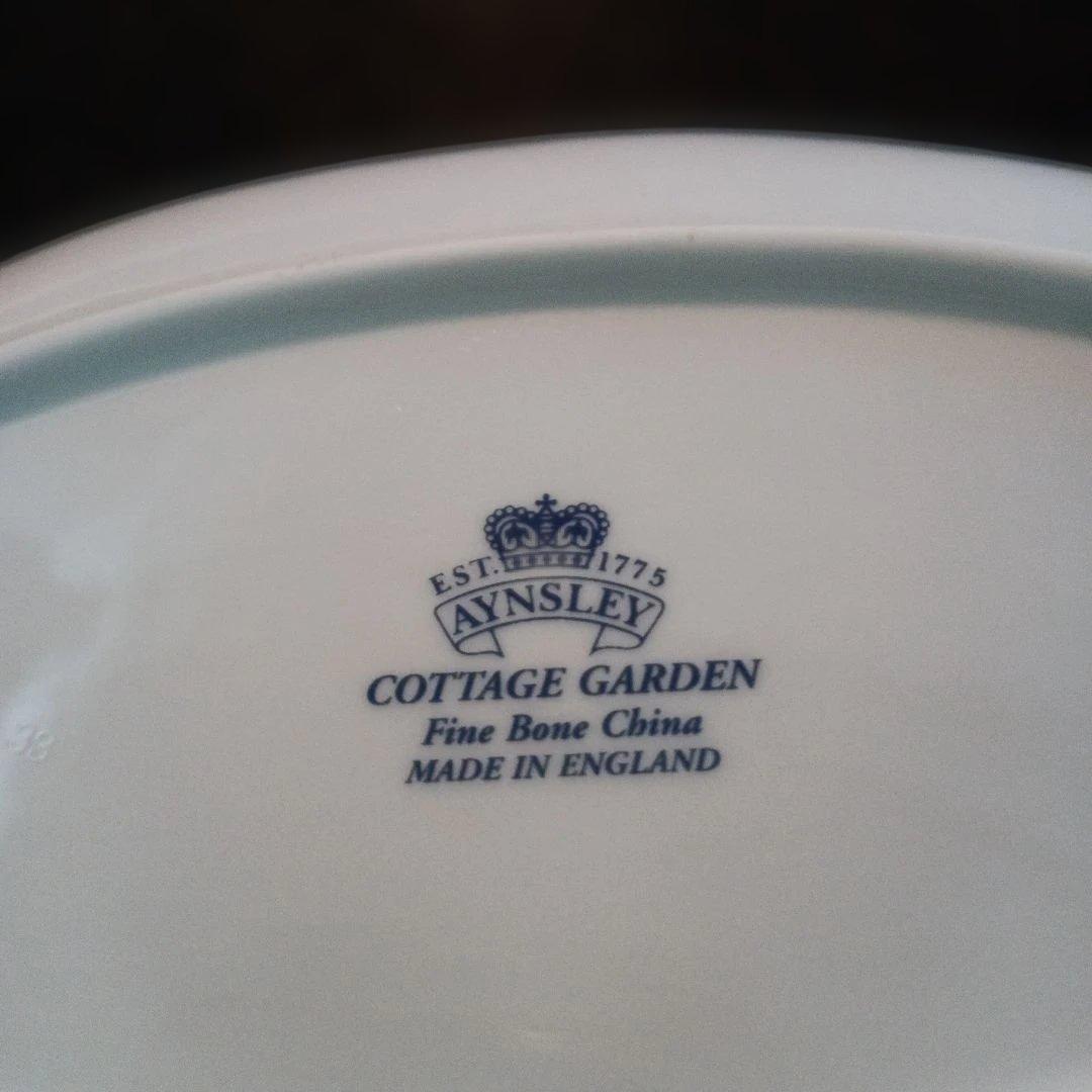 【エンズレイ】EYNSLEY　コテージガーデン　プレート　2枚　セット　英国製