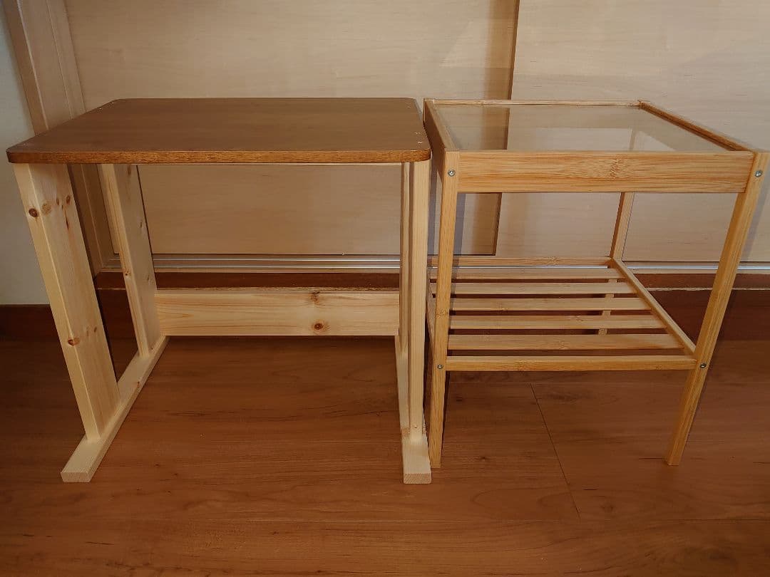 【累積210台目】パチスロを置く台（1台用）★極小の高さ45㌢②＋オマケのイケア