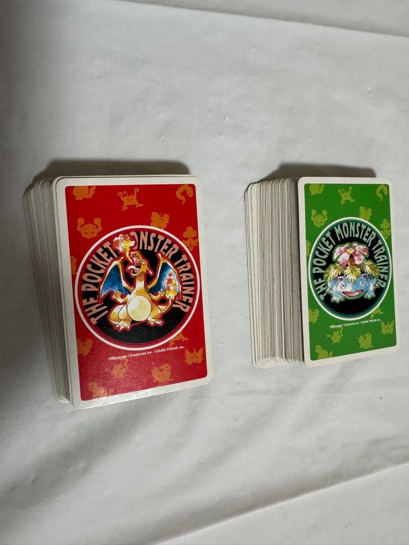 欠品あり　ポケットモンスター　トランプ　赤　緑　ポケモン　初期　レトロ