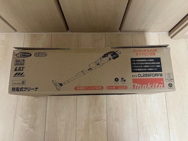 マキタ 充電式クリーナー CL286FDRFW 数回使用のみ 美品 正規店購入