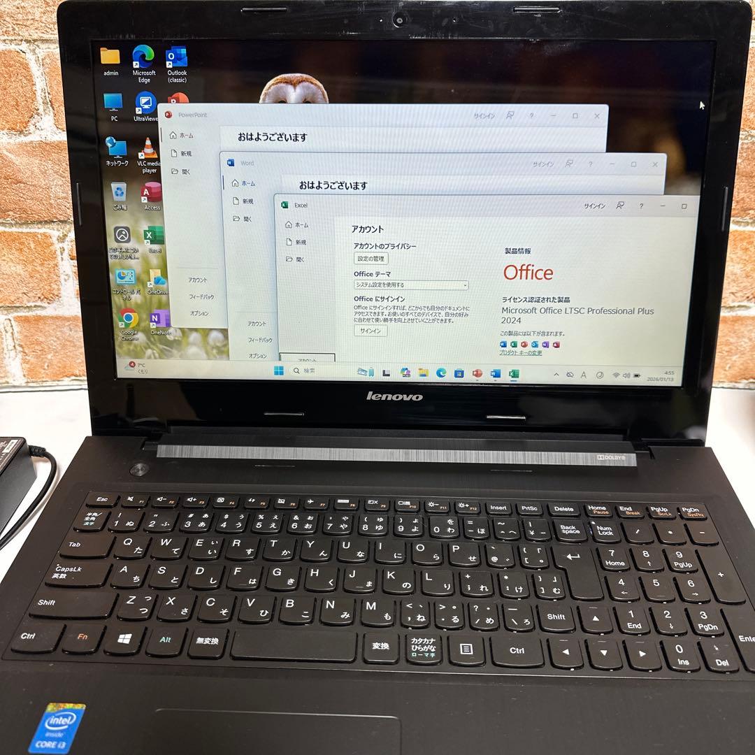 LENOVOノート PC 高速起動SSD Windows11Pro オフィス付き