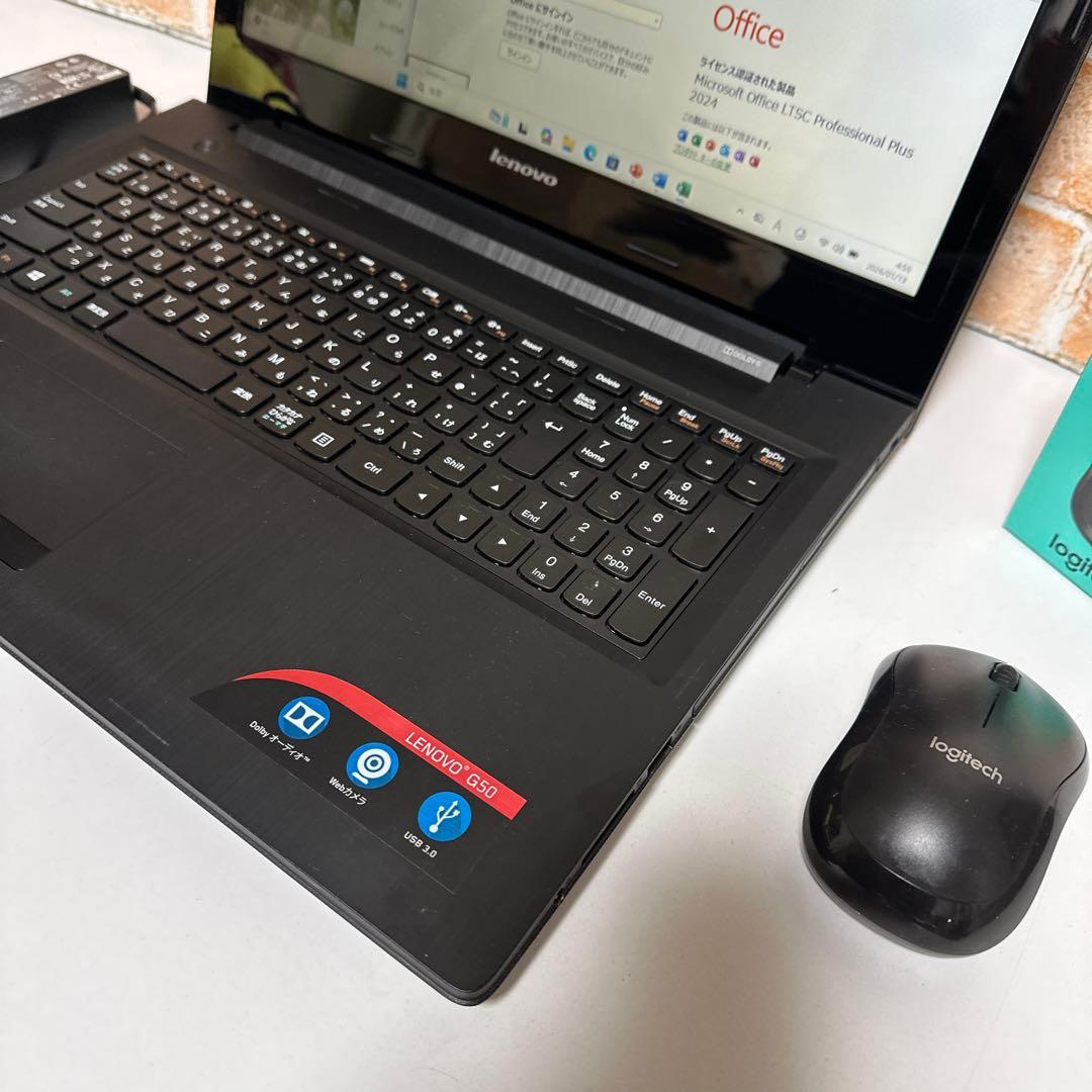 LENOVOノート PC 高速起動SSD Windows11Pro オフィス付き