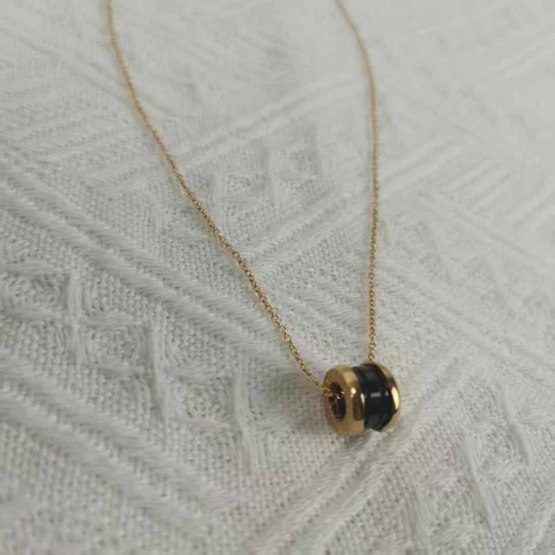 ビーゼロワンネックレス ピンクゴールド