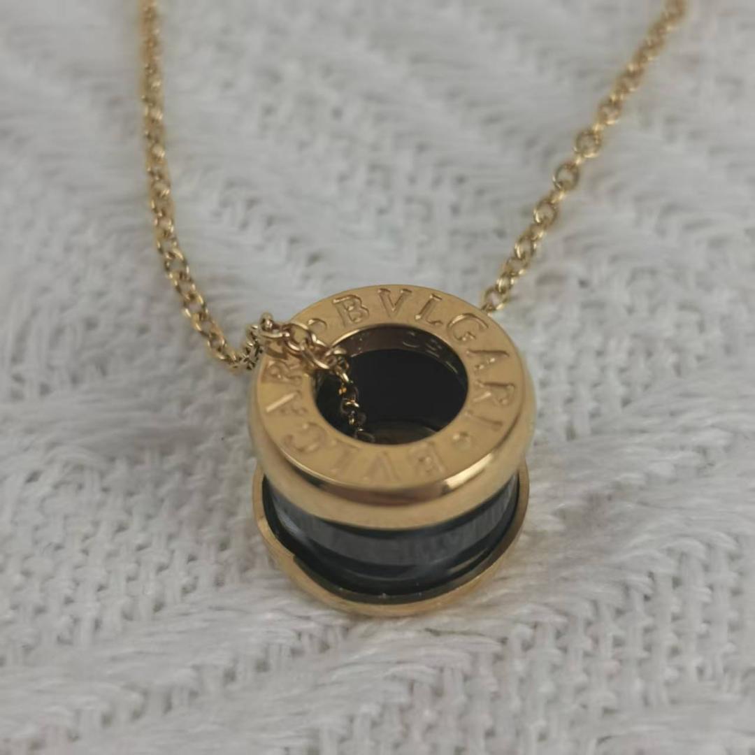 ビーゼロワンネックレス ピンクゴールド