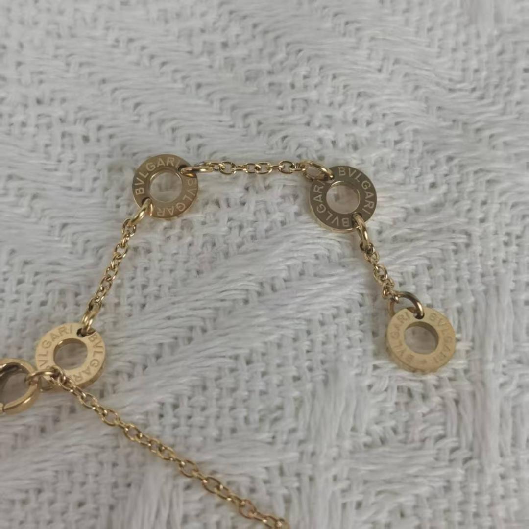 ビーゼロワンネックレス ピンクゴールド