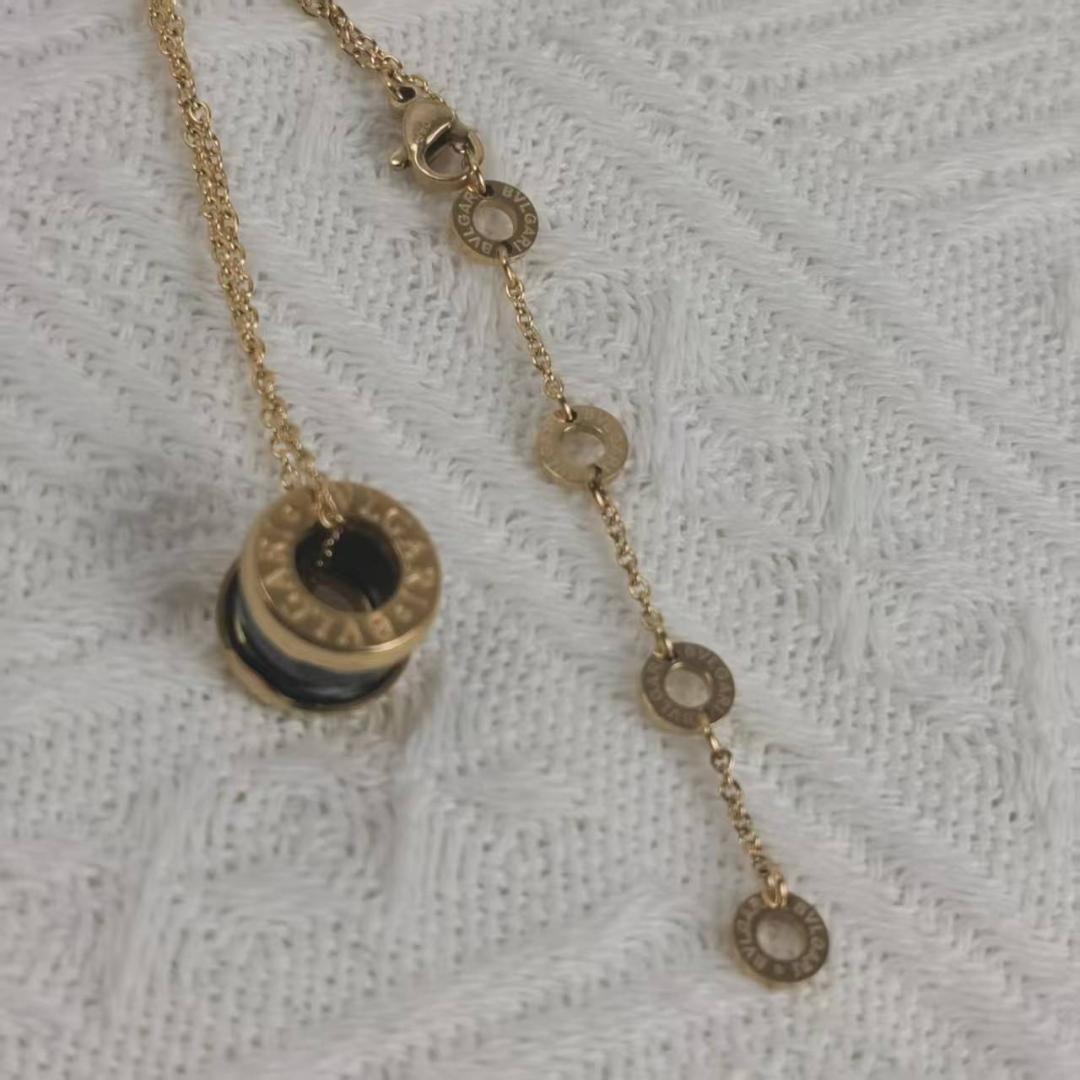 ビーゼロワンネックレス ピンクゴールド