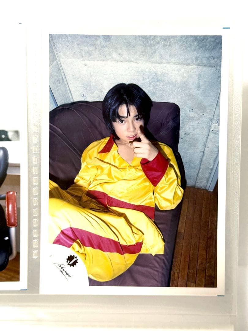 【希少品】松本潤　公式写真　旧嵐ロゴ　デビュー前初期　Johnnys Jr.時代