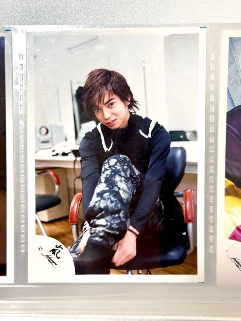 【希少品】松本潤　公式写真　旧嵐ロゴ　デビュー前初期　Johnnys Jr.時代