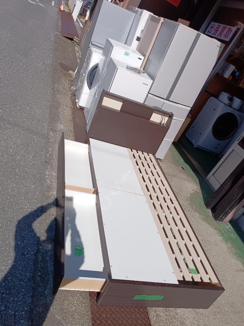 『♪滋賀県リサイクルショップ♪』 【シングルベッドフレーム 引き出し付き】