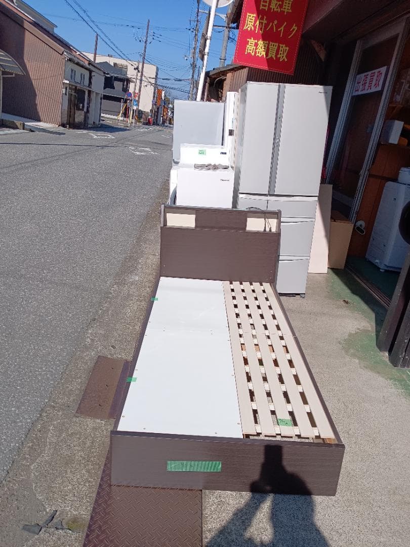 『♪滋賀県リサイクルショップ♪』 【シングルベッドフレーム 引き出し付き】