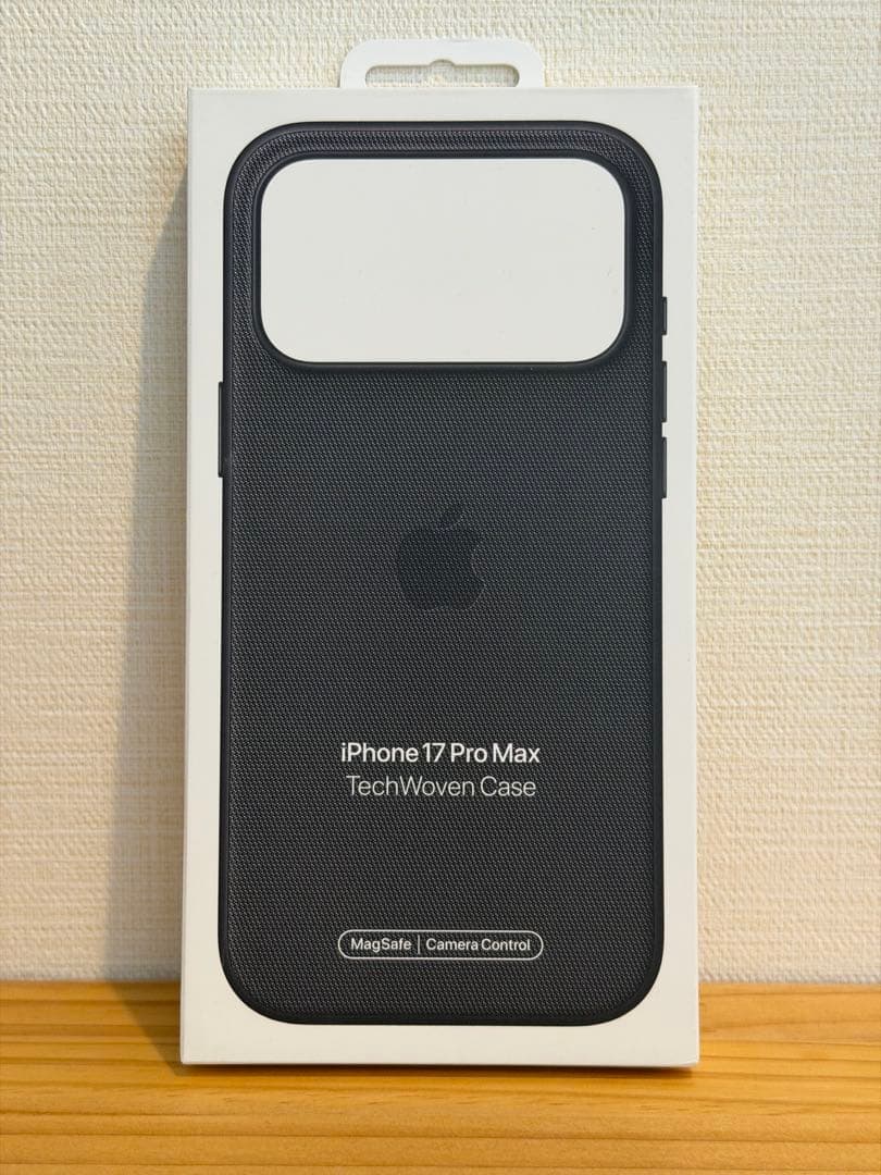 iPhone17 pro max 純正　テックウーブンケース