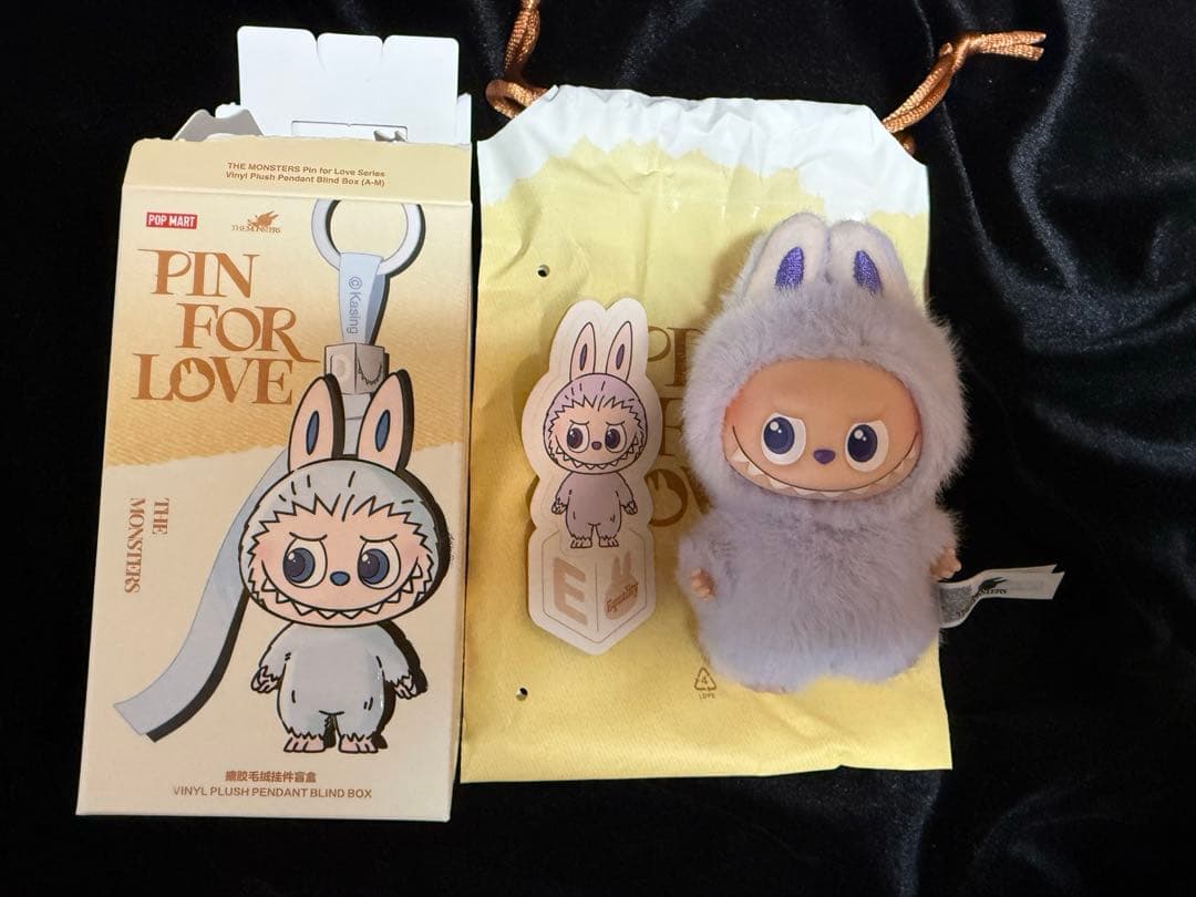 【正規品】ラブブ イニシャル pin for love「K」 「E」