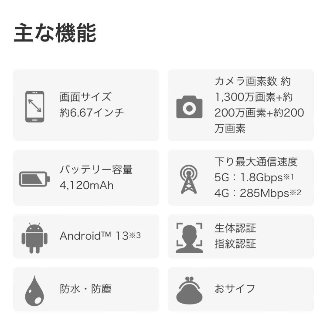 【新品・未使用】Libero 5G III ホワイト 64GB Y!mobile