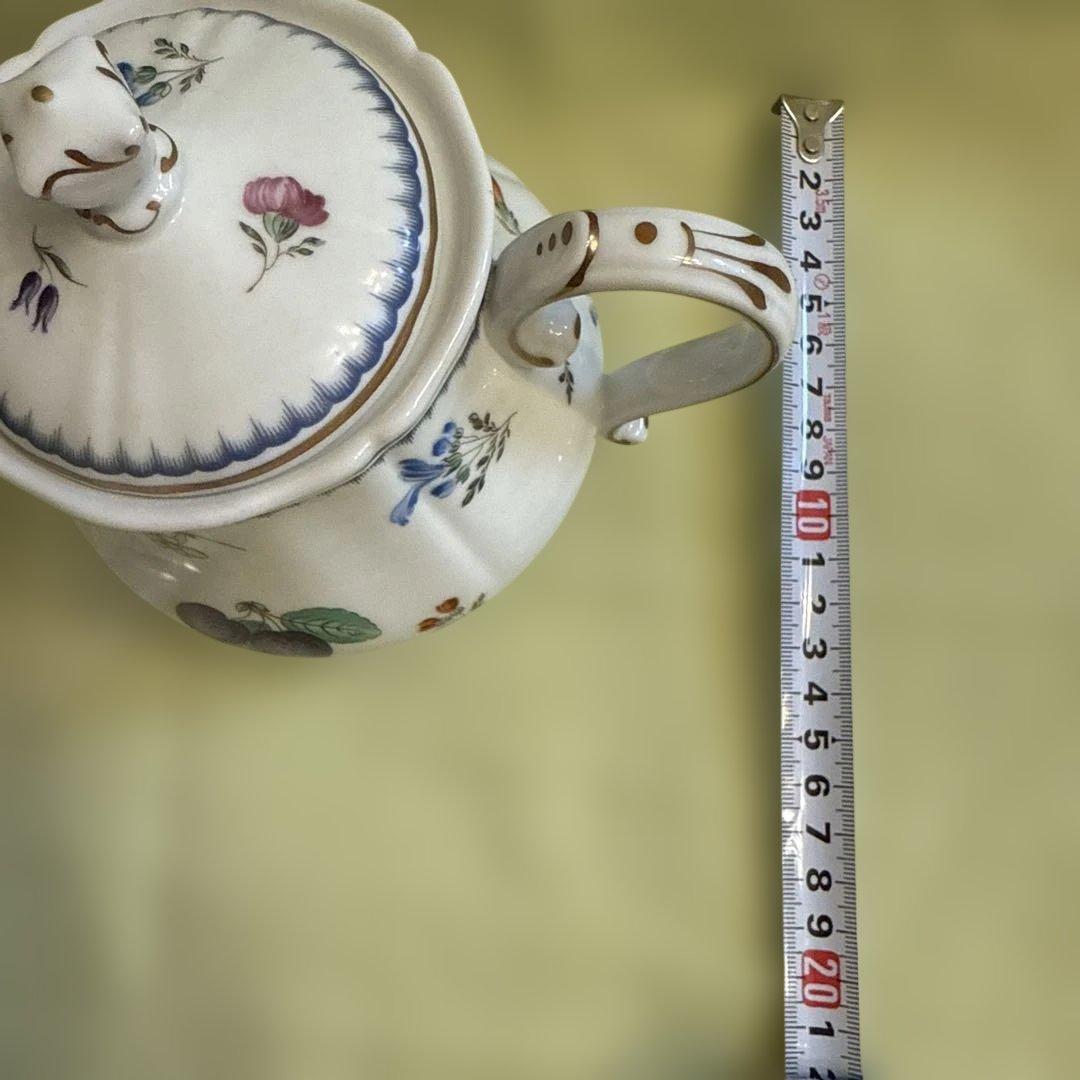 ジノリ　イタリアンフルーツ　ティーポット　金継ぎ用