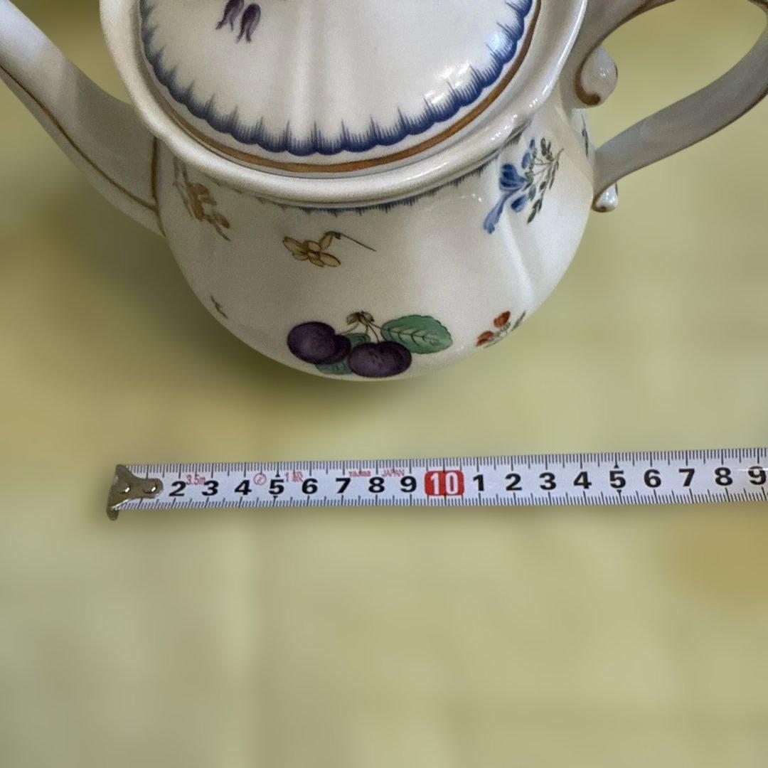 ジノリ　イタリアンフルーツ　ティーポット　金継ぎ用