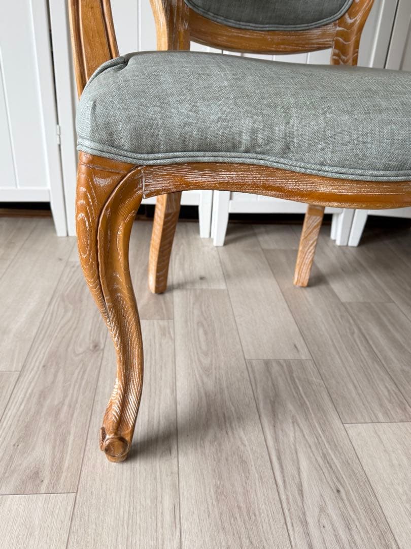 シャビーシック スタイリングチェア LUMINOUSアッシュグレー アームチェア