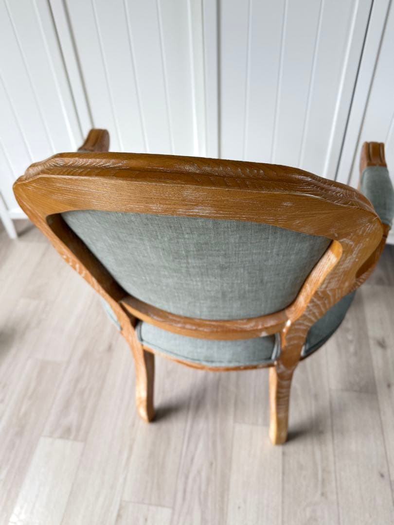 シャビーシック スタイリングチェア LUMINOUSアッシュグレー アームチェア