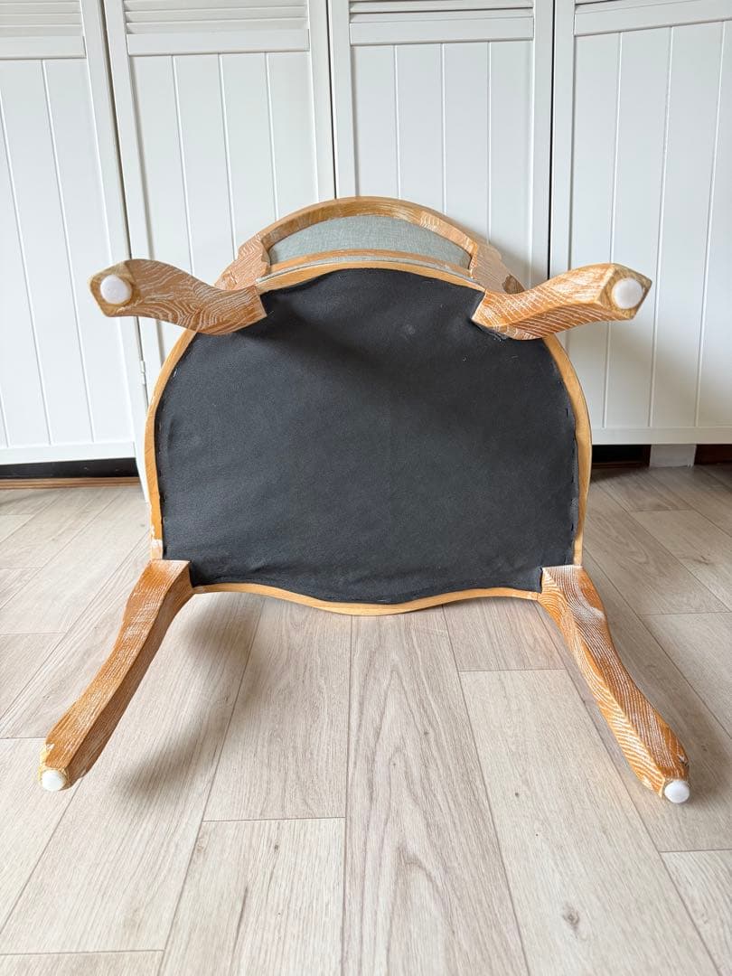 シャビーシック スタイリングチェア LUMINOUSアッシュグレー アームチェア