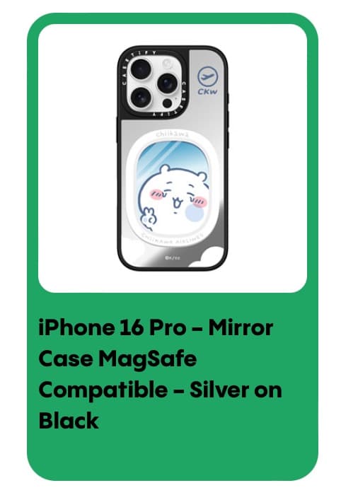 ピ*ー様 ちいかわ iPhone 16pro CASETIFY ケース 未使用品
