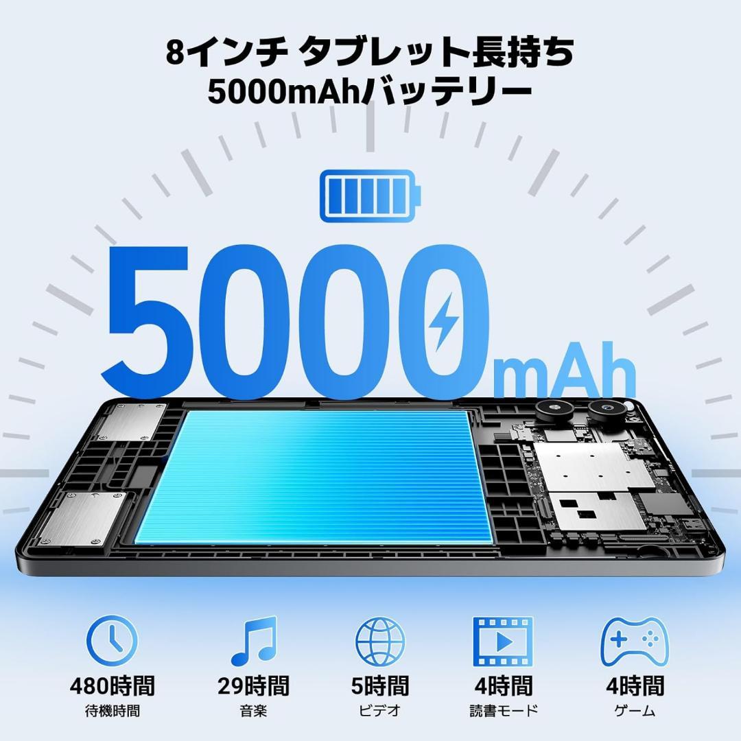 Blackview LINK2 8.68インチ Android15 タブレット