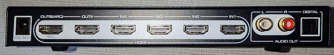 8K HDMIマトリックス 4入力2出力 2.1 4K 120Hz PS5対応