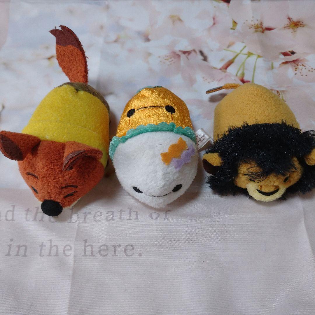 ディズニー　ツムツム　ベイマックス　マリー　ニック　ズートピア