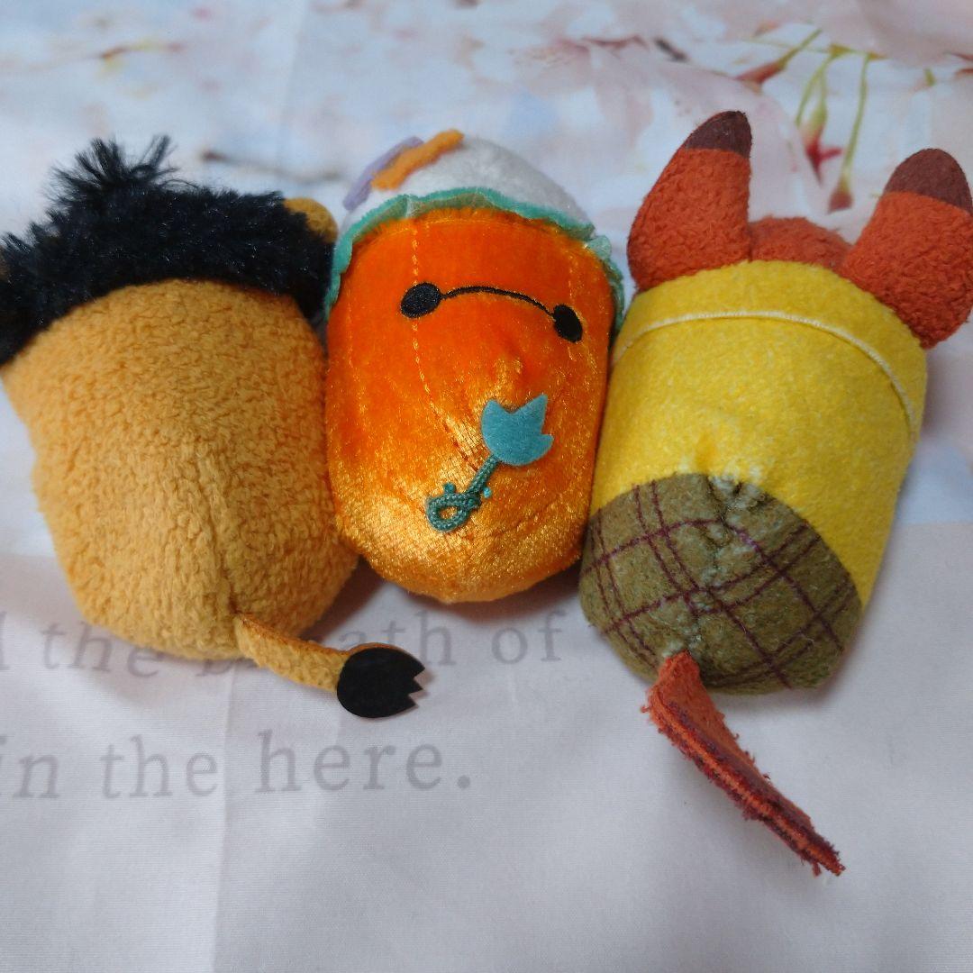 ディズニー　ツムツム　ベイマックス　マリー　ニック　ズートピア