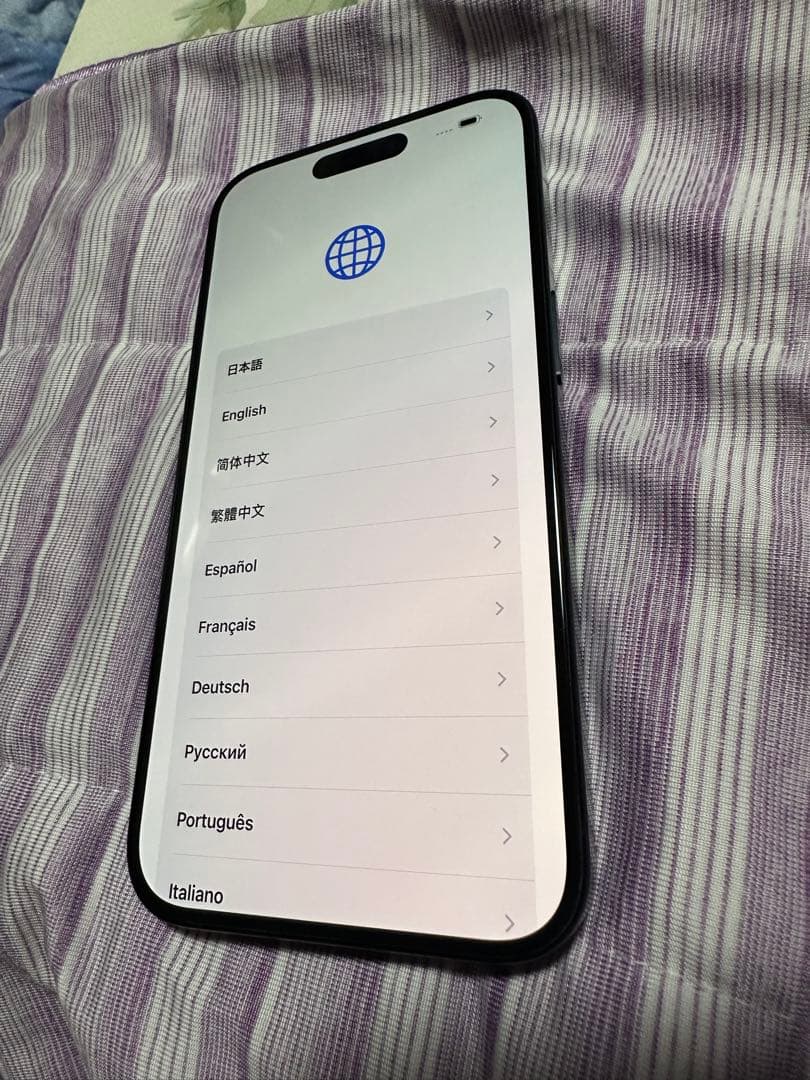 美品Apple iPhone 15 Pro ブルーチタニウム本体128GB