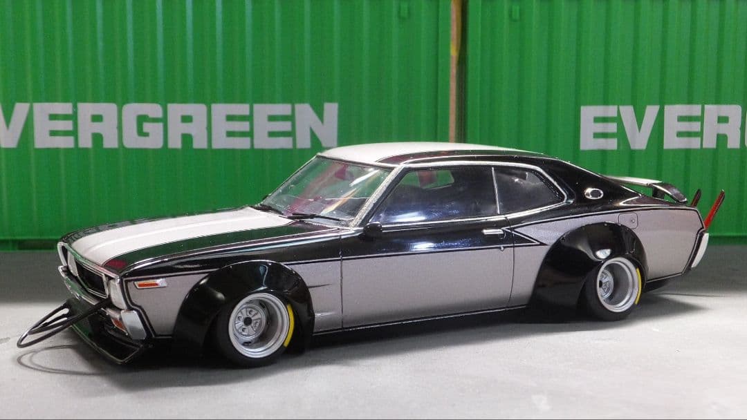 仕上げ中　1/24 ブタケツ　ローレル　SGX 街道レーサー　c130 加工鉄珍