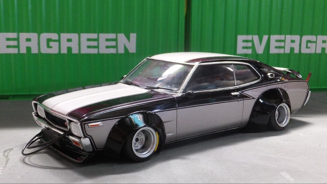 仕上げ中　1/24 ブタケツ　ローレル　SGX 街道レーサー　c130 加工鉄珍