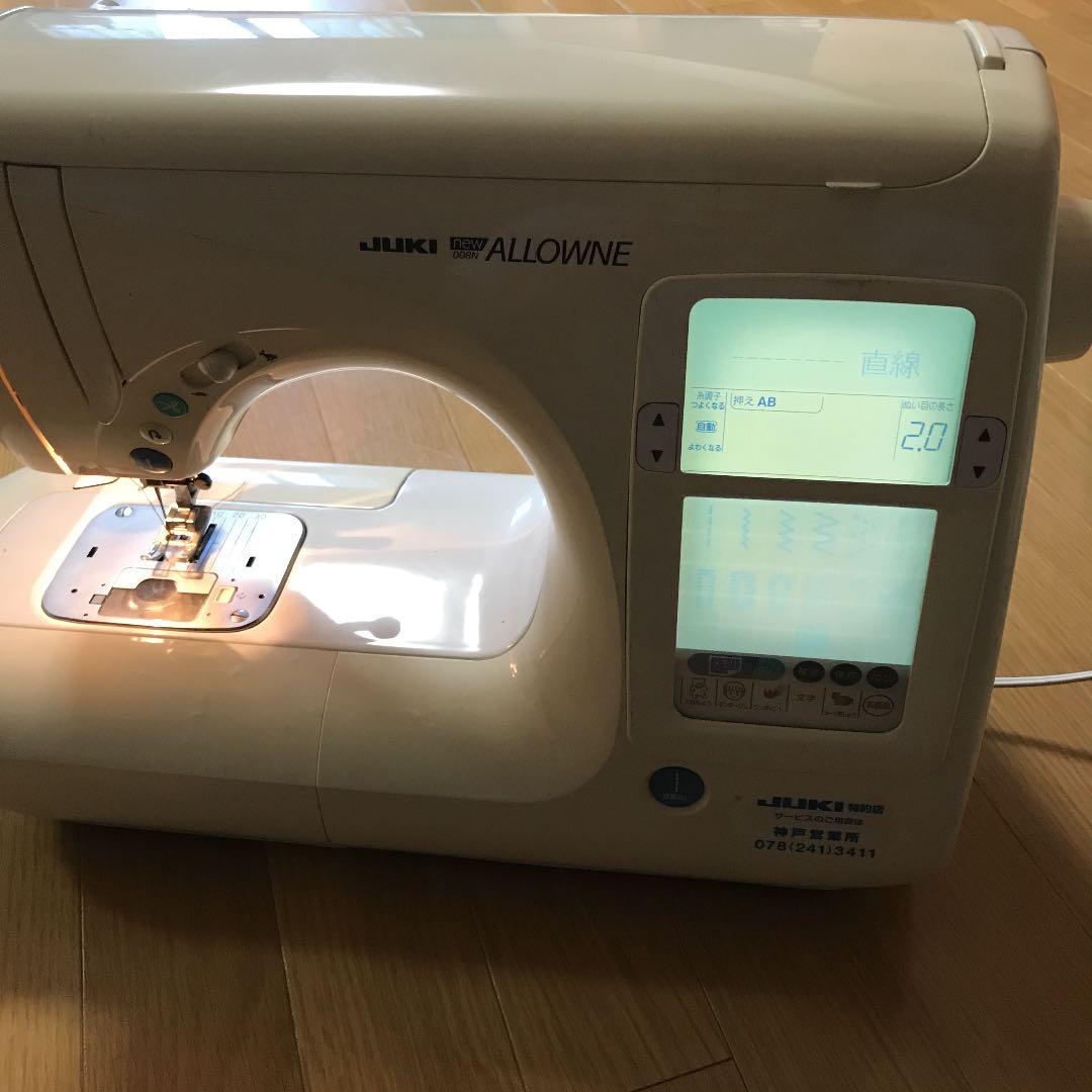JUKIミシン ニューアローン　通電確認　ジャンク扱い