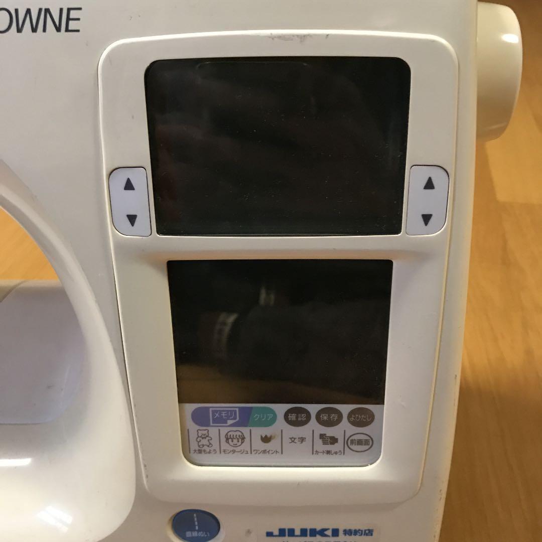 JUKIミシン ニューアローン　通電確認　ジャンク扱い