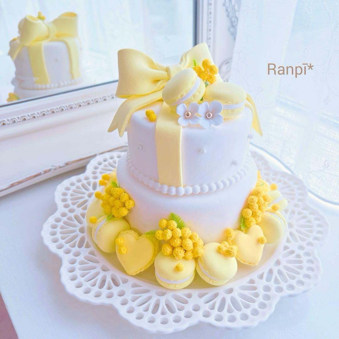 みかんページ⭐️ミモザクレイケーキ
